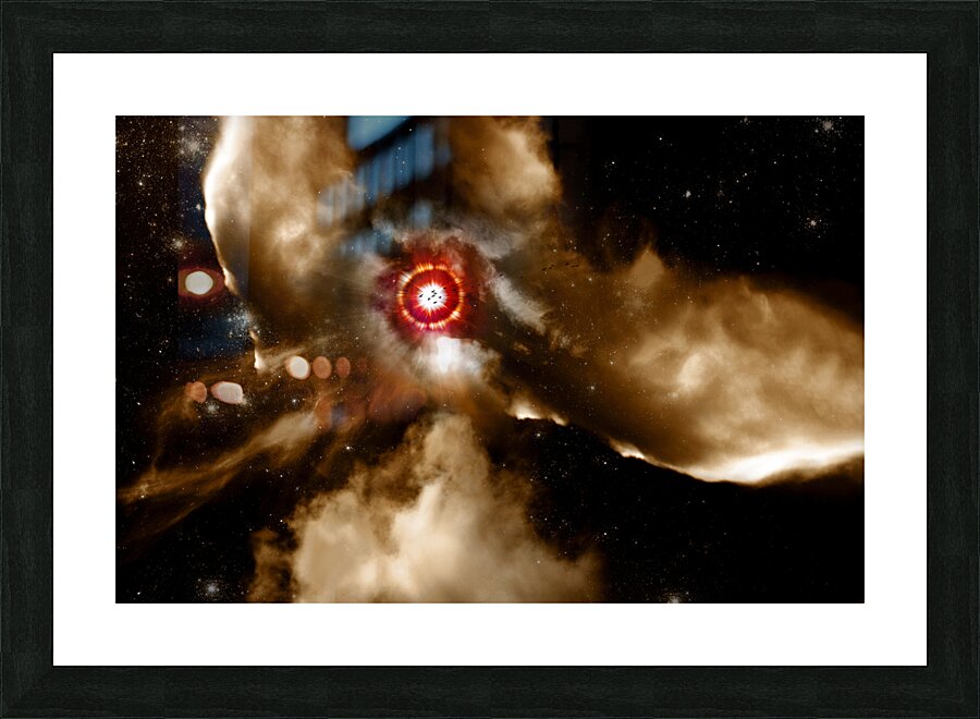Star Dust Of Supernova Picture Frame print