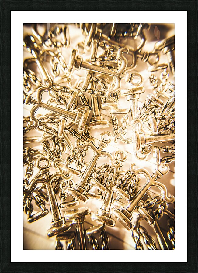 Law and justice abstract Picture Frame print