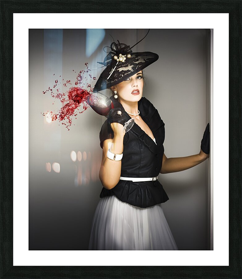 The splash out Picture Frame print