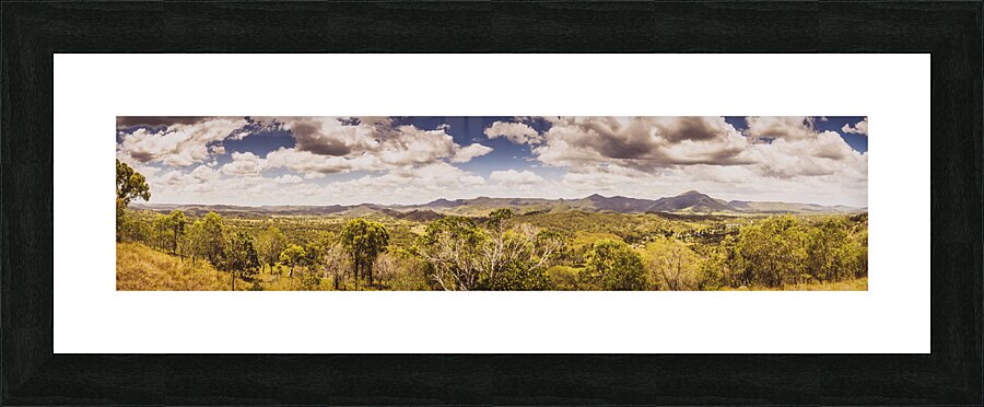 Mount Perry and beyond Picture Frame print