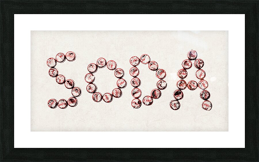 Pop top soda  Picture Frame print