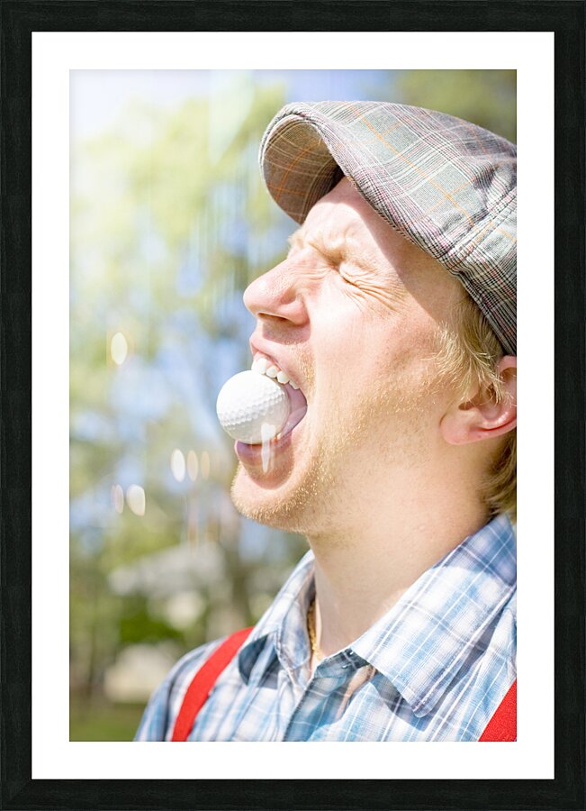 Mad About Golf Picture Frame print