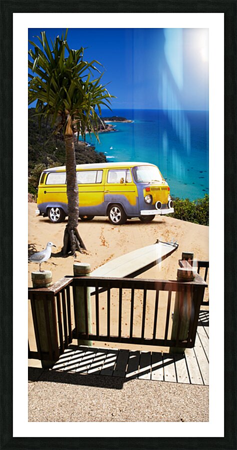 Surfers Paradise Picture Frame print