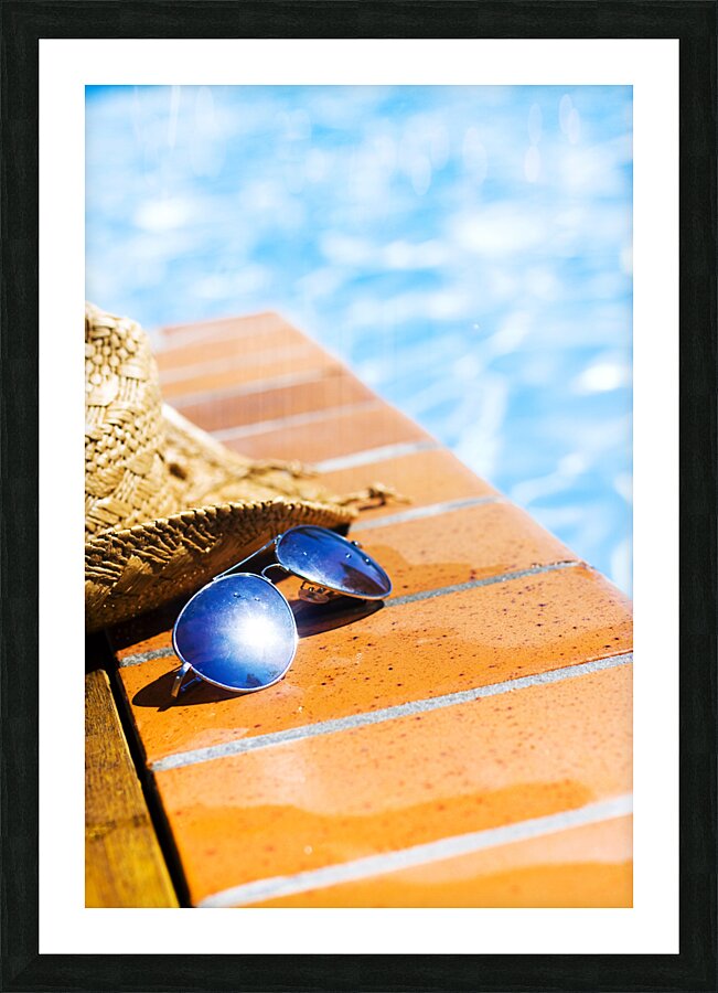 Summer Vacation Picture Frame print