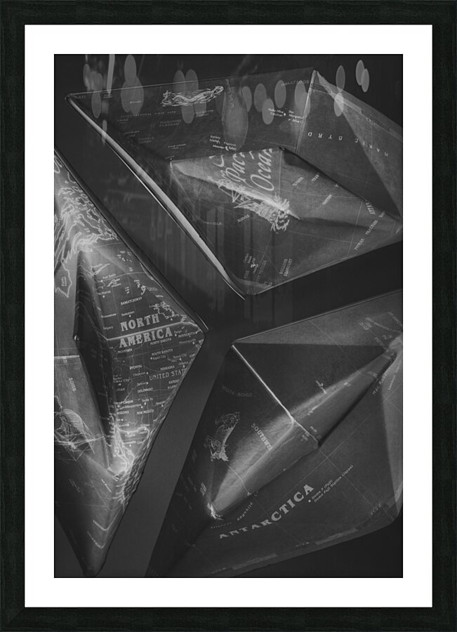 The atlas drift Picture Frame print