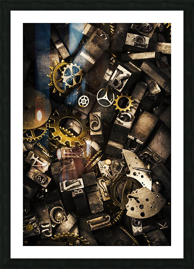 Systemic coglapse Picture Frame print