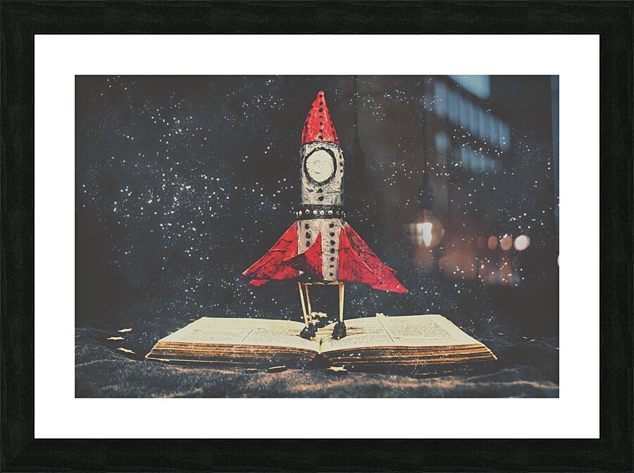 Imagination is a space of learning fun Picture Frame print