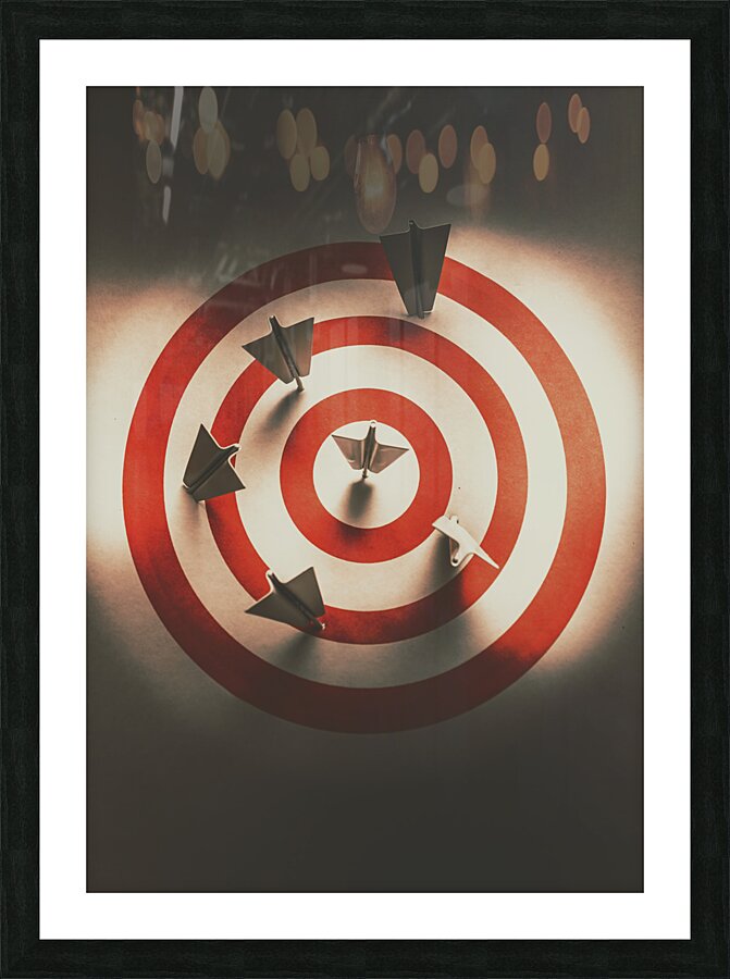 Pin point your target audience Picture Frame print