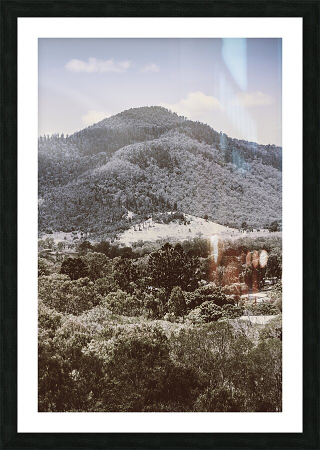 Layers of Mount Perry Picture Frame print