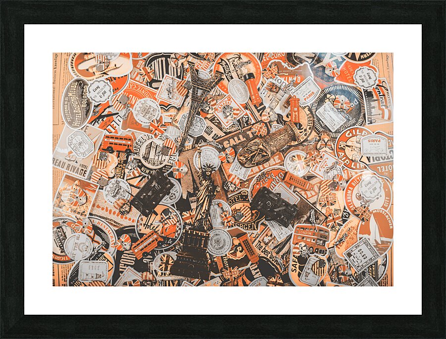 Souvenirs Picture Frame print