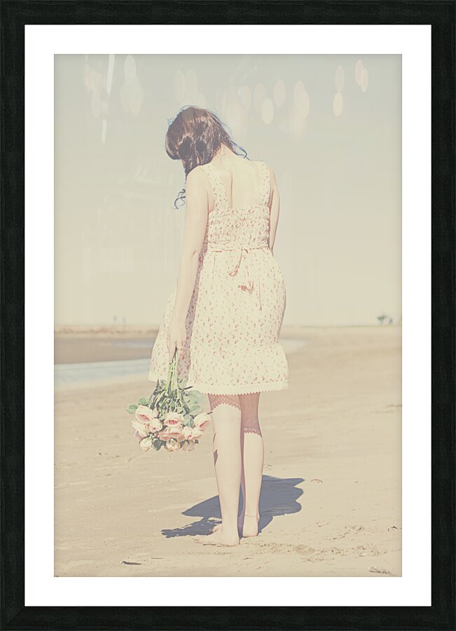 Vintage Heartache Picture Frame print