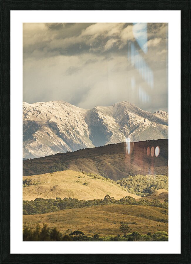 Rocky rural region Picture Frame print