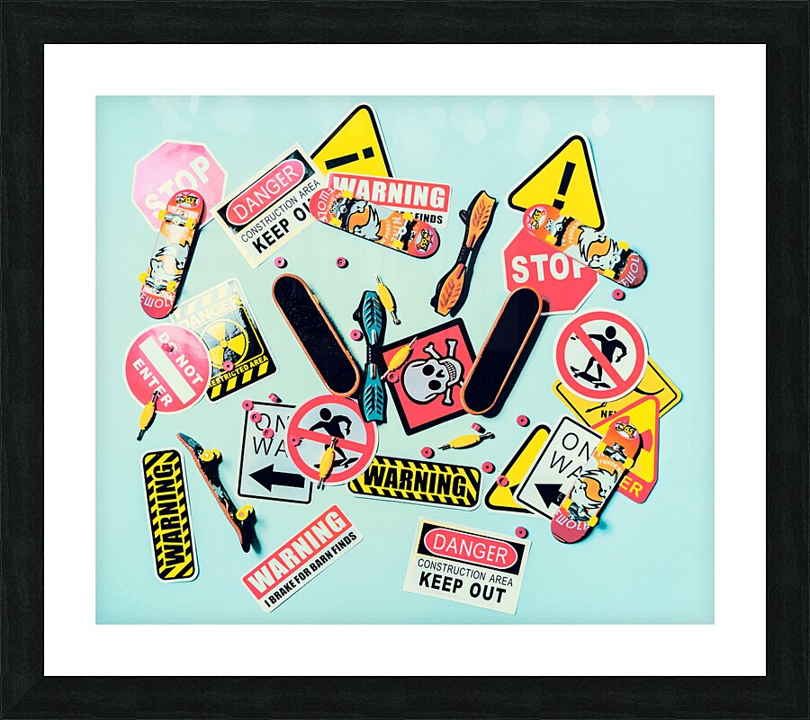 Cunning Stunts Picture Frame print