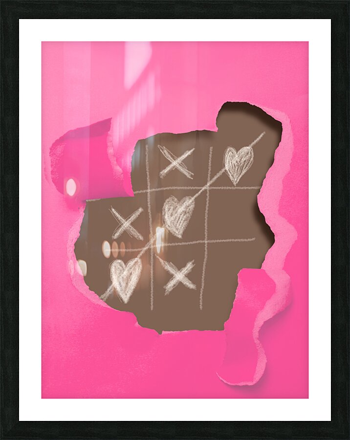 Love games Picture Frame print