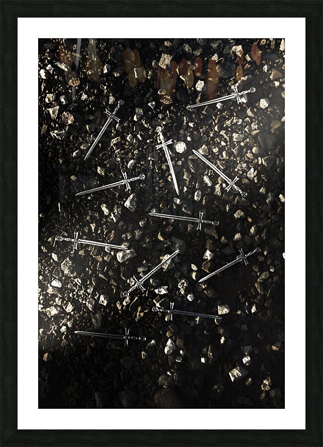 Battle blades Picture Frame print