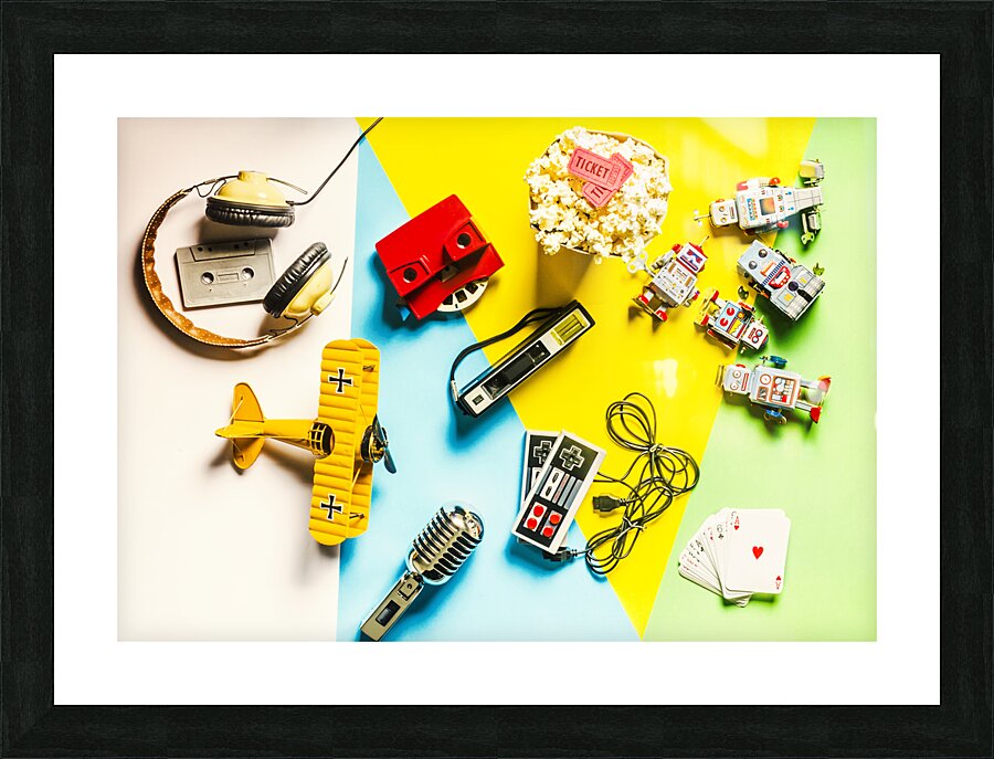 Play on pop art Picture Frame print