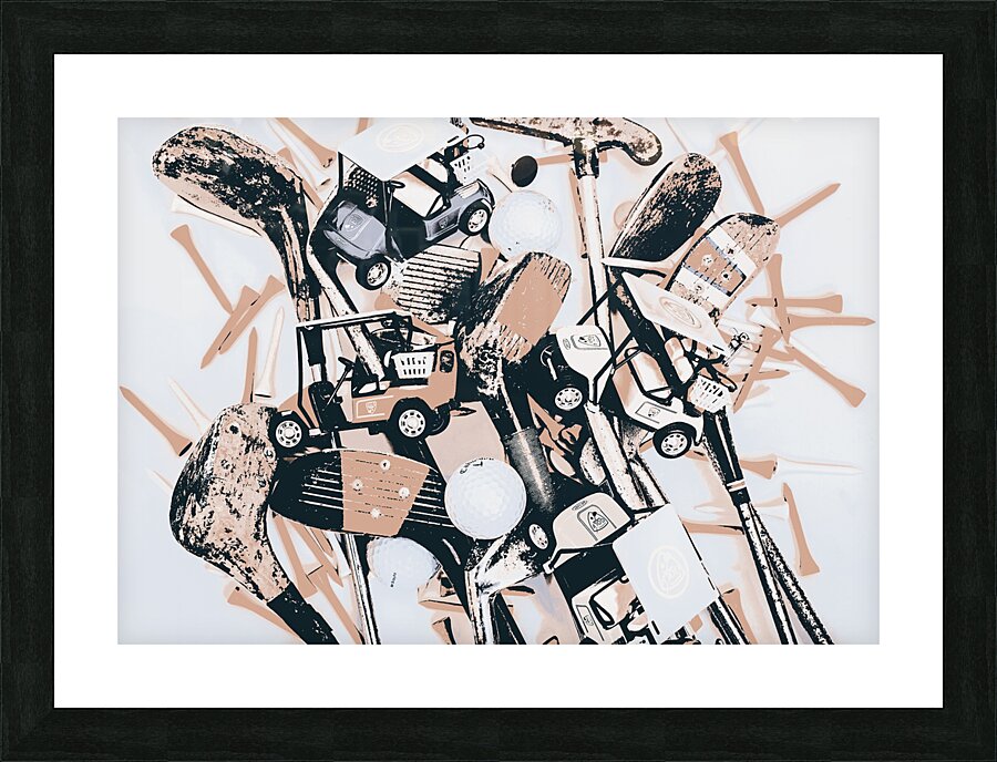 The golf bug Picture Frame print