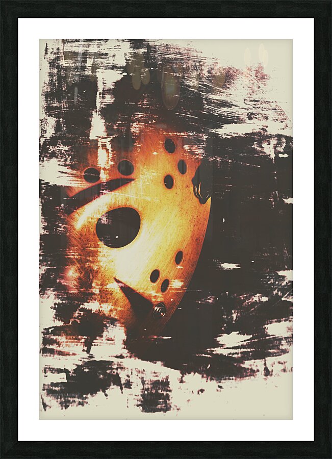 Terror on the ice Picture Frame print