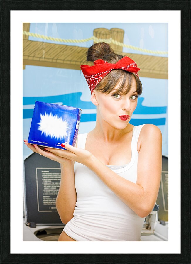 Housework Picture Frame print