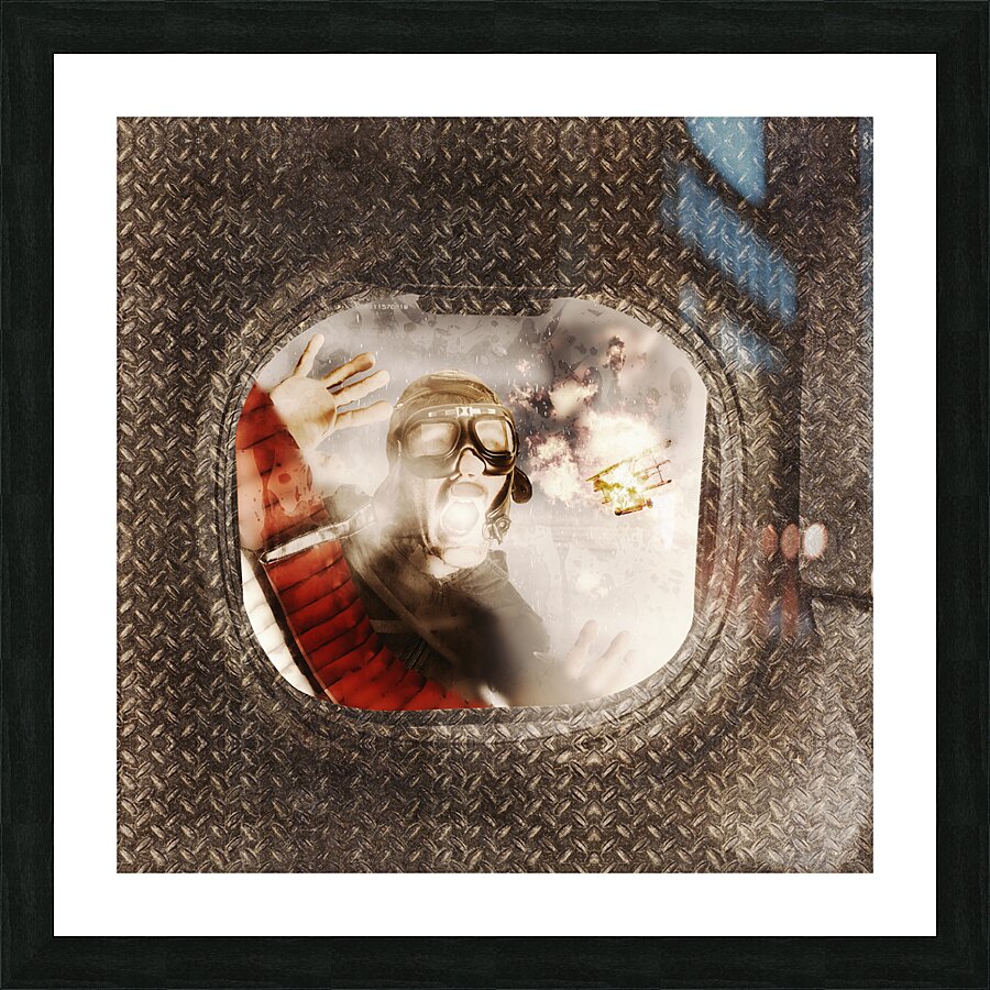 Pressing issues of a window POW Picture Frame print