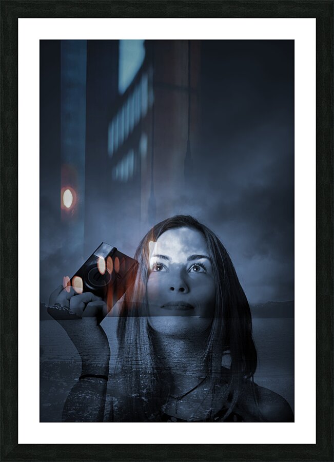 An ocean between us Picture Frame print