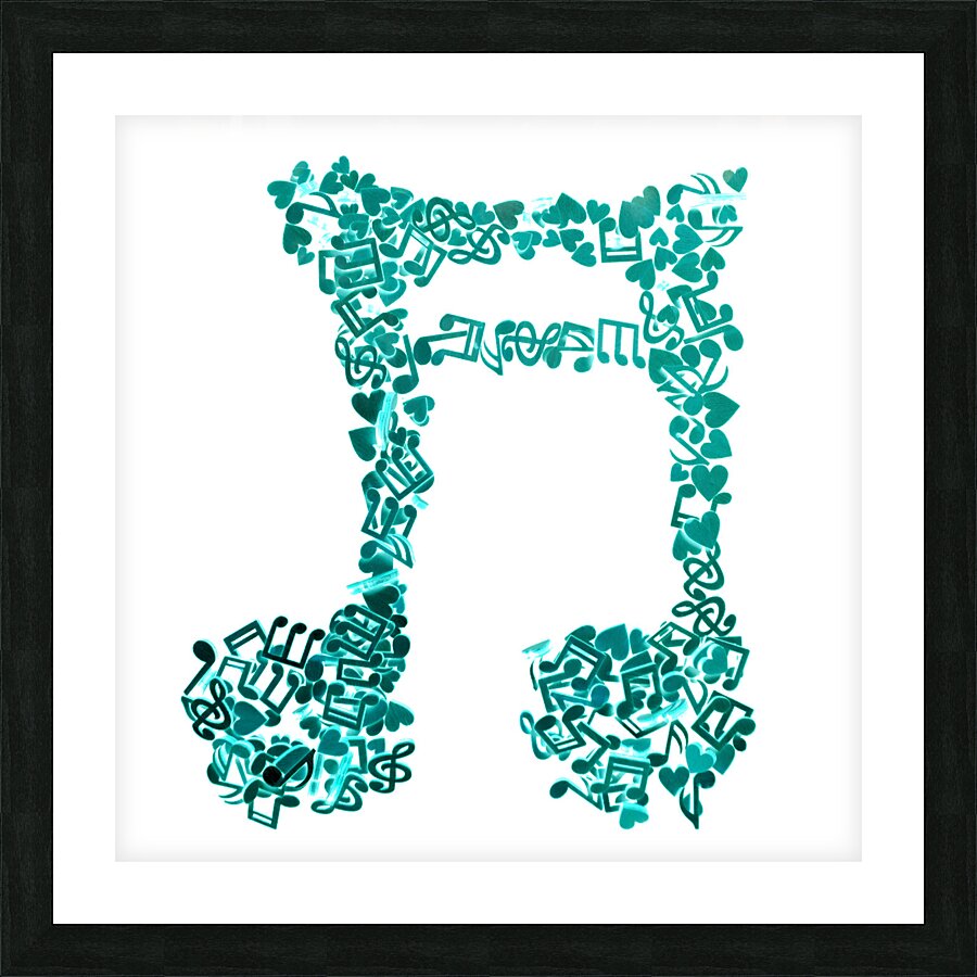 Song Structure Picture Frame print