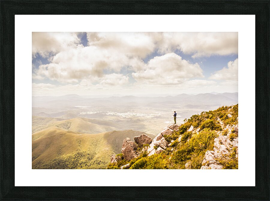 Scenic view of Mt Zeehan Tasmania Australia Picture Frame print
