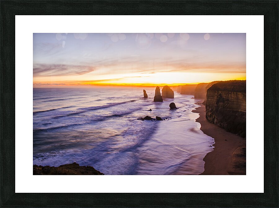 Twelve Apostles limestone stacks Picture Frame print
