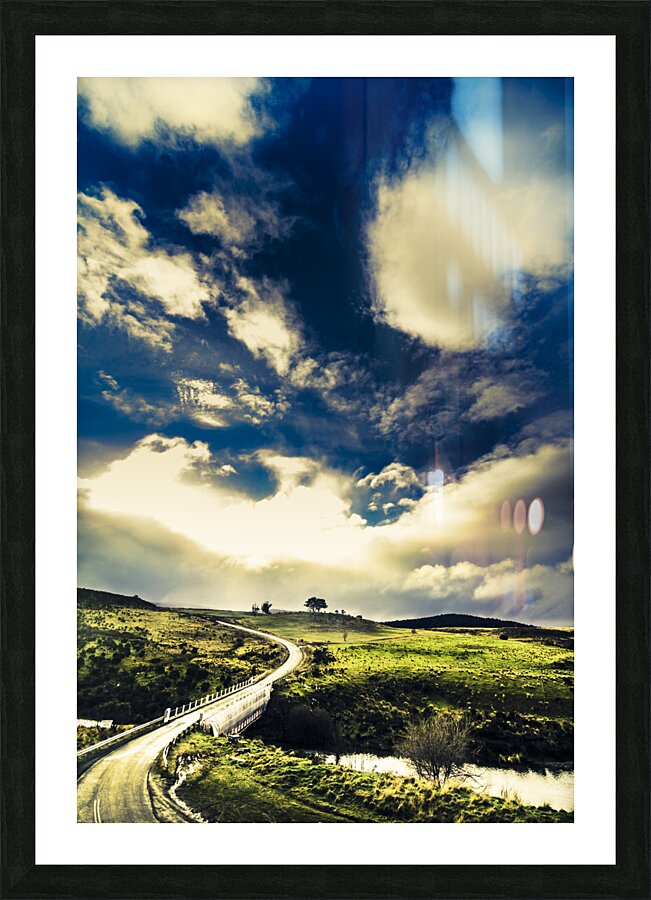 Crossing the Nive River Picture Frame print