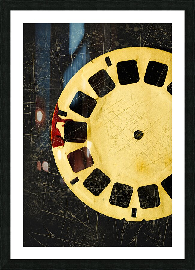 Grunge toy artwork Picture Frame print