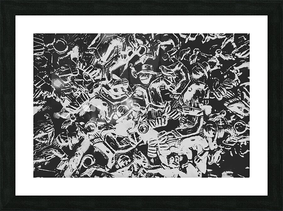 Scarecrows from all hallows way Picture Frame print