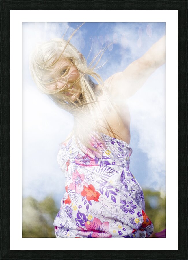 Dancing Dream Girl Picture Frame print