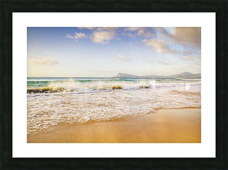 Beautiful summer beach Picture Frame print