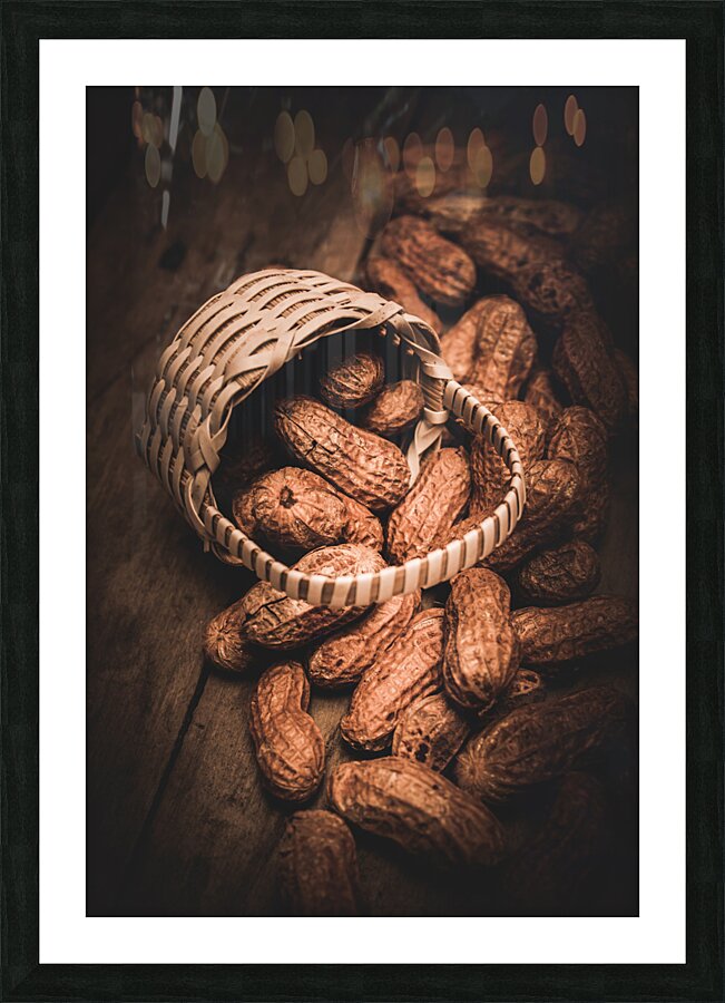 Nuts still life food photography Picture Frame print