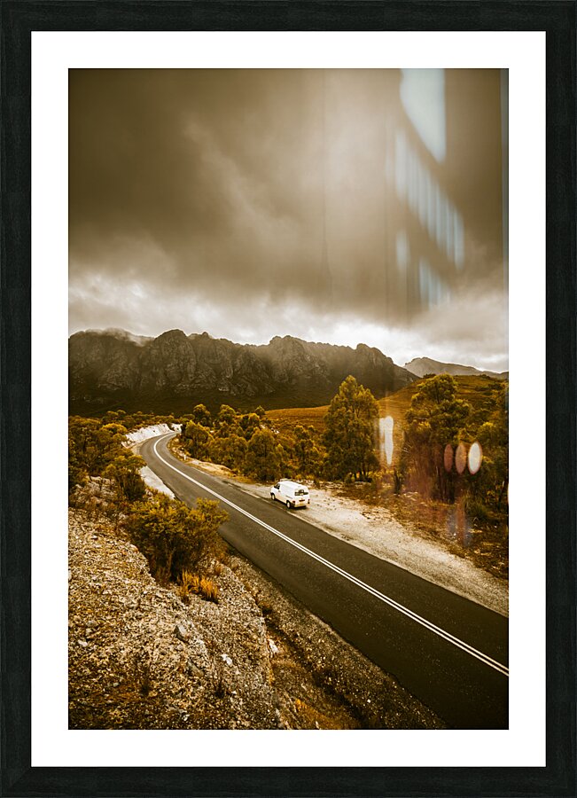 All roads lead to adventure Picture Frame print