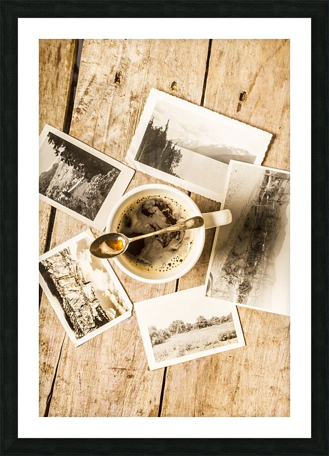 Past time tea Picture Frame print