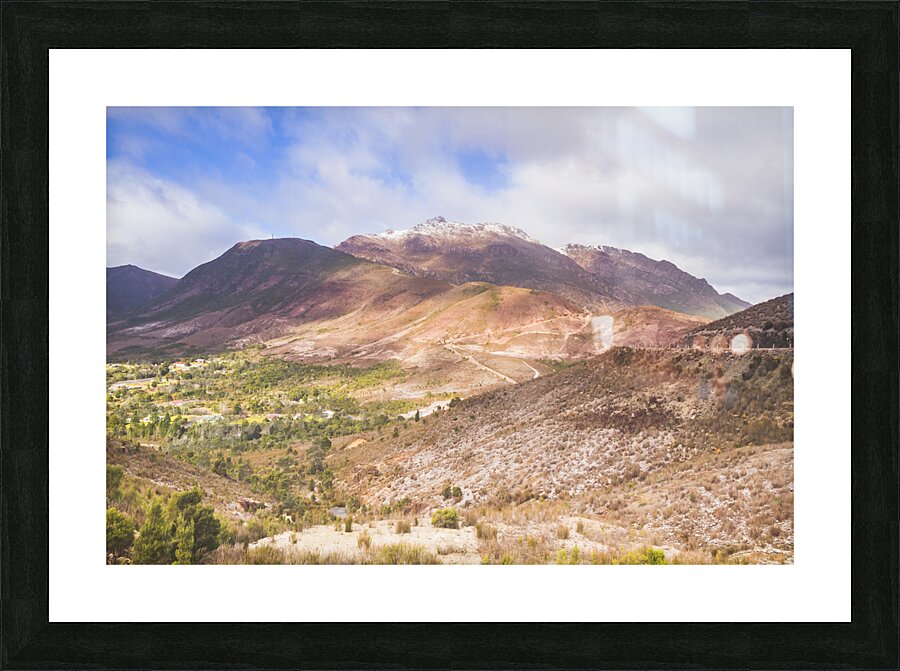 The western ridge Picture Frame print