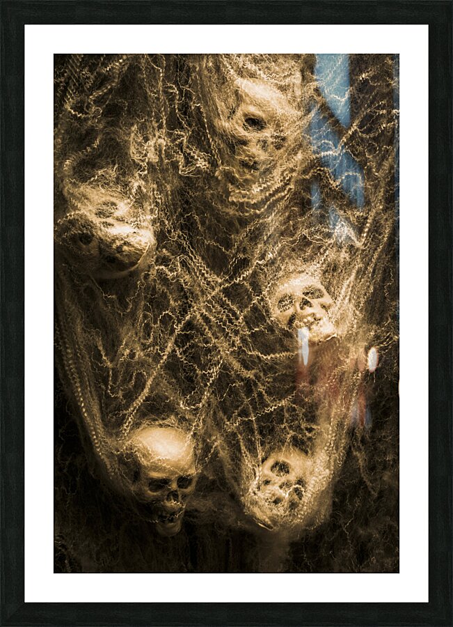Web of entrapment Picture Frame print