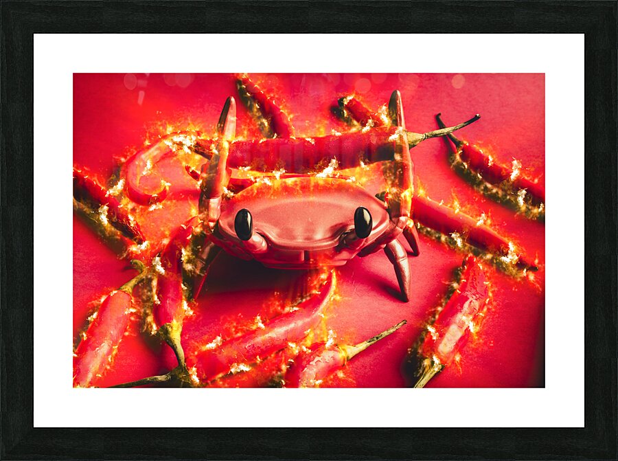 Seafood and heat it Picture Frame print