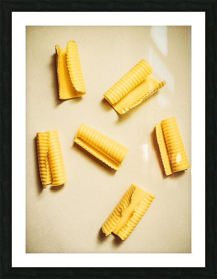 Fresh Butter Curls On Table Picture Frame print