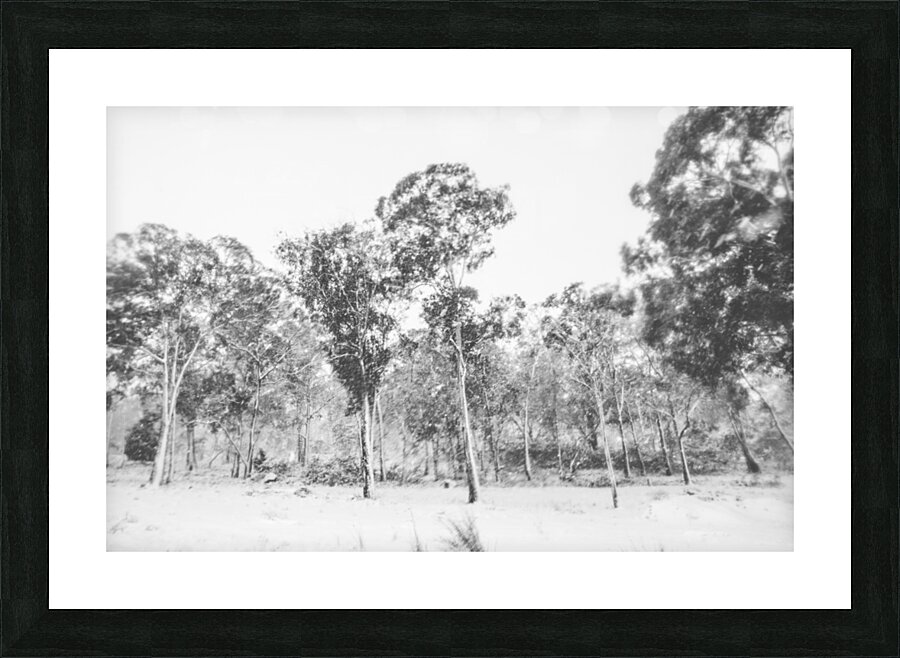 In gusts of a snowstorm Picture Frame print