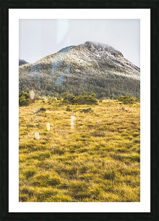 Peaks and plateaus Picture Frame print