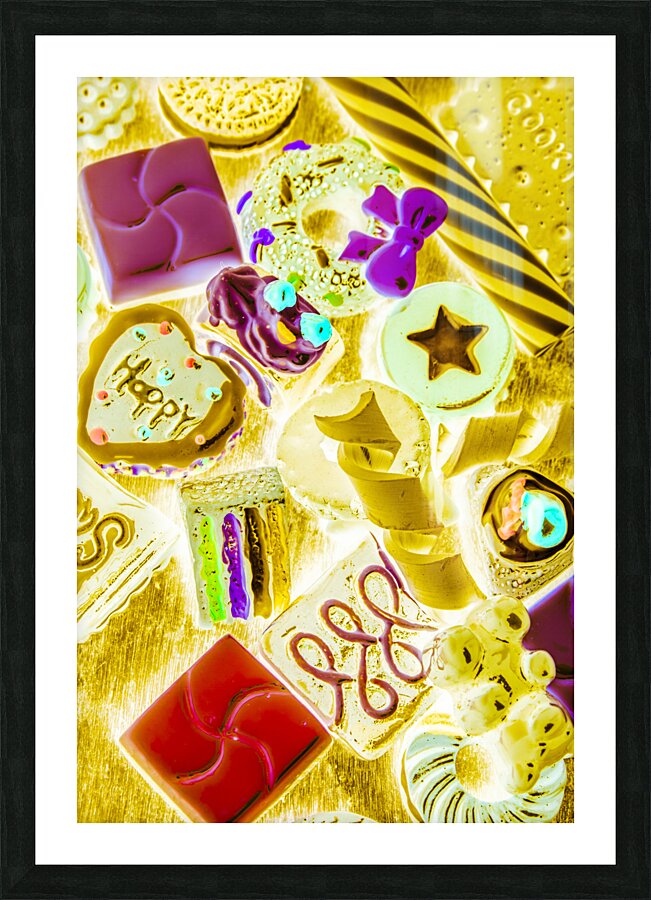 Pop art party Picture Frame print