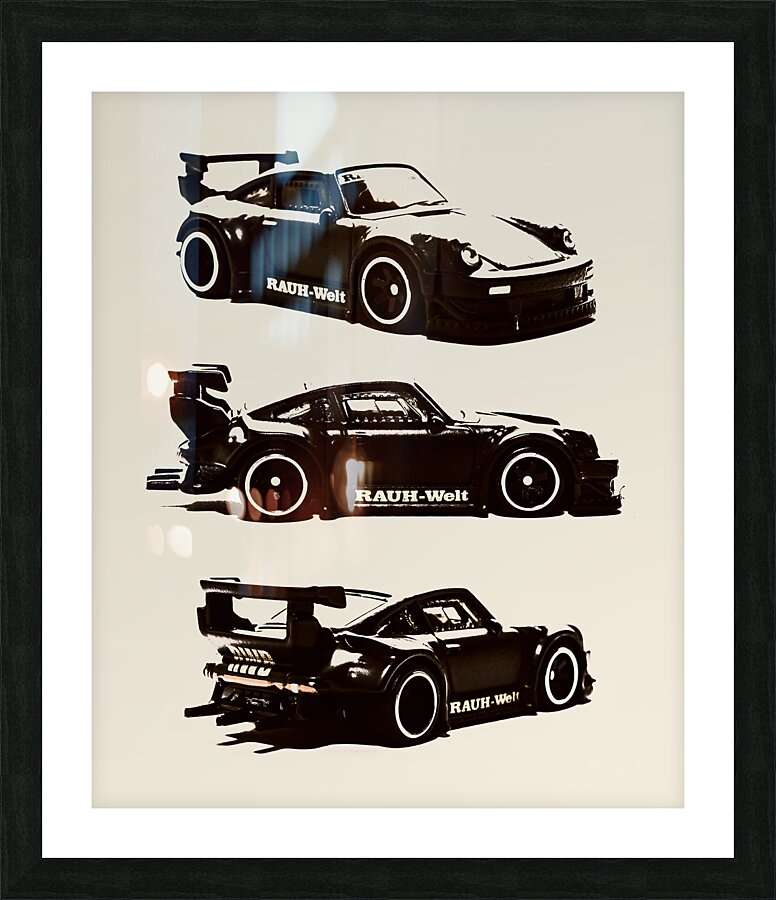 Porsche RWB 930 Picture Frame print