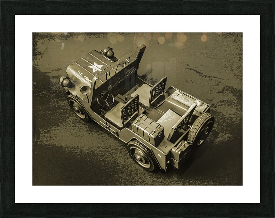 Weathered defender Picture Frame print