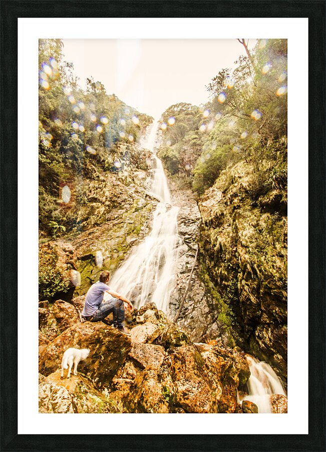 Falls explorer Picture Frame print