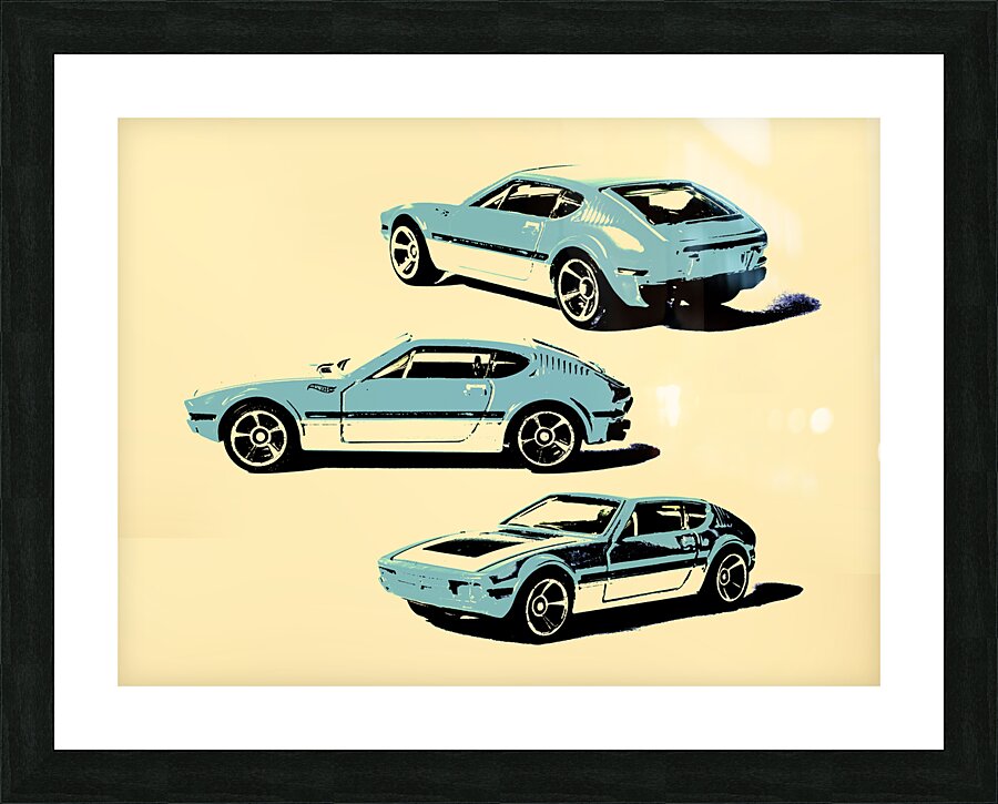 Nostalgic Blues Picture Frame print