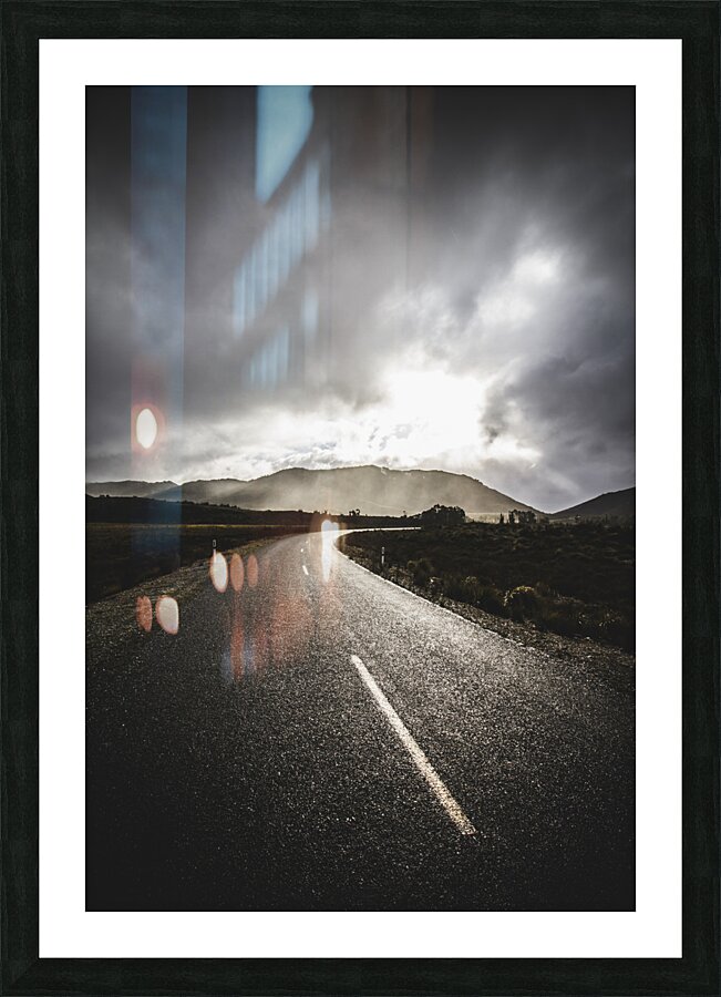 Way to Strathgordon Picture Frame print