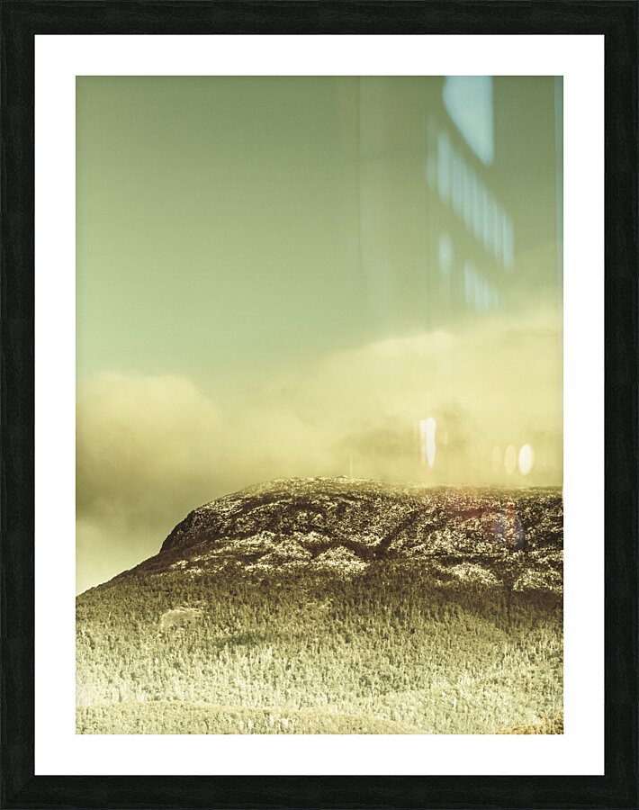 Tasmanian mountain ranges Picture Frame print