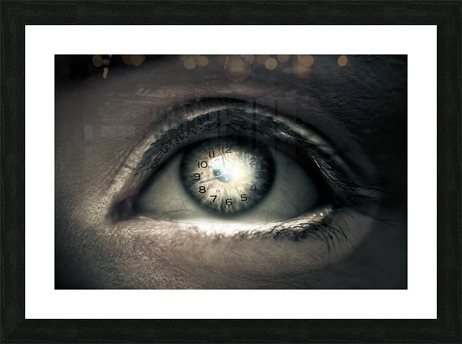Eye Of Time Picture Frame print
